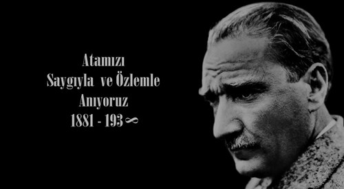 İlçemiz Kaymakamı Ali PARTAL' ın "10 Kasım Atatürk'ü Anma Günü" Mesajı