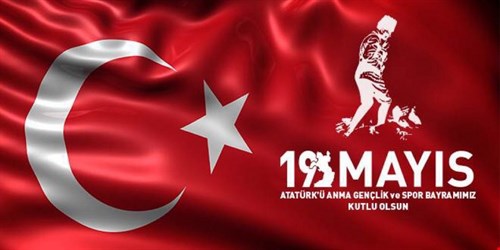 KAYMAKAMIMIZ ALİ PARTAL’IN 19 MAYIS ATATÜRK’Ü ANMA, GENÇLİK ve SPOR BAYRAMI KUTLAMA MESAJI