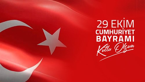 İlçemiz Kaymakamı Sayın Ali PARTAL' ın 29 Ekim Cumhuriyet Bayramı Mesajı.